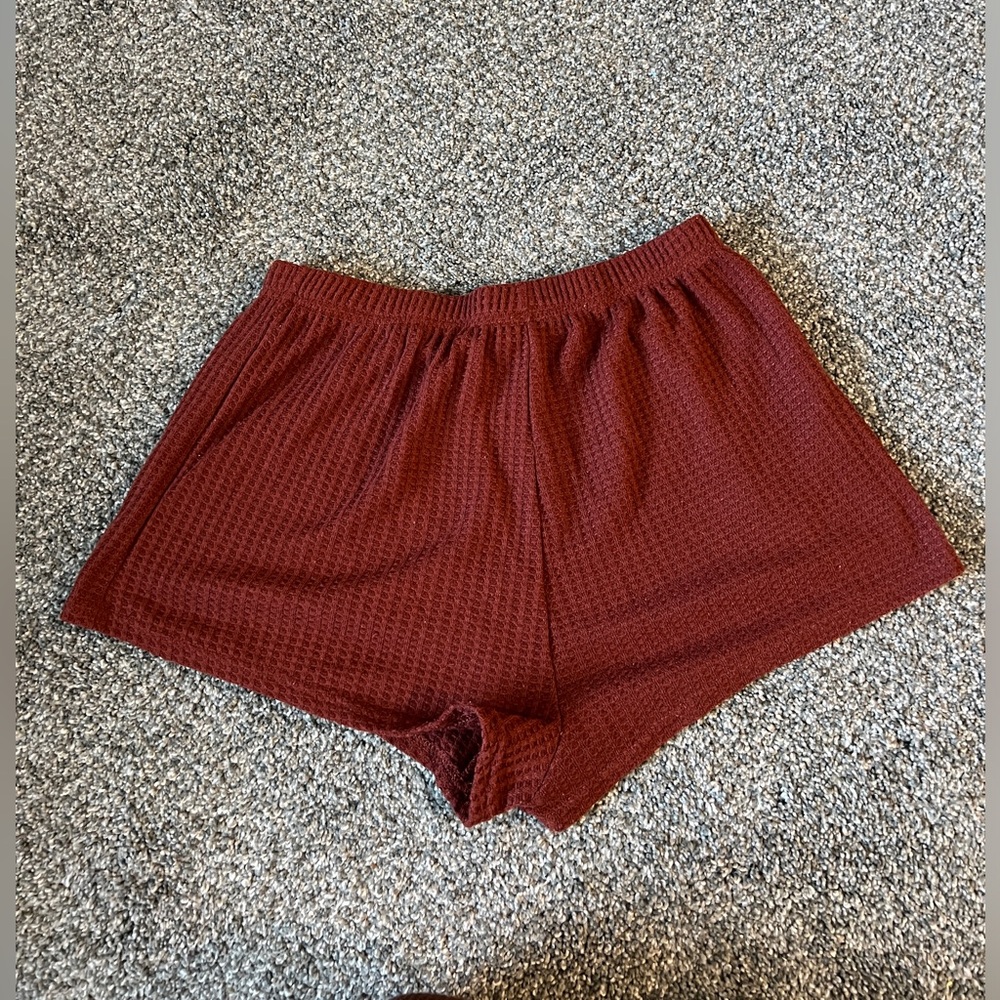 Rust colored shorts
